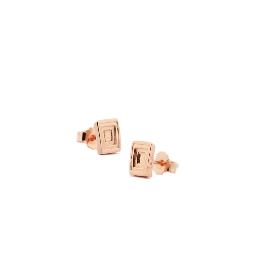 Orecchini CoRo Jewels | Orecchini Little Pantheon In Argento Placcato Oro Rosa