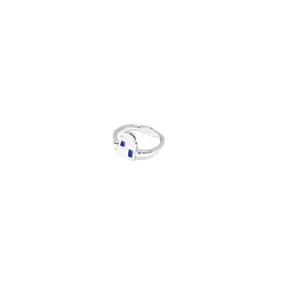 Anelli CoRo Jewels | Anello Ponza Argento 925 E Smalti Blu