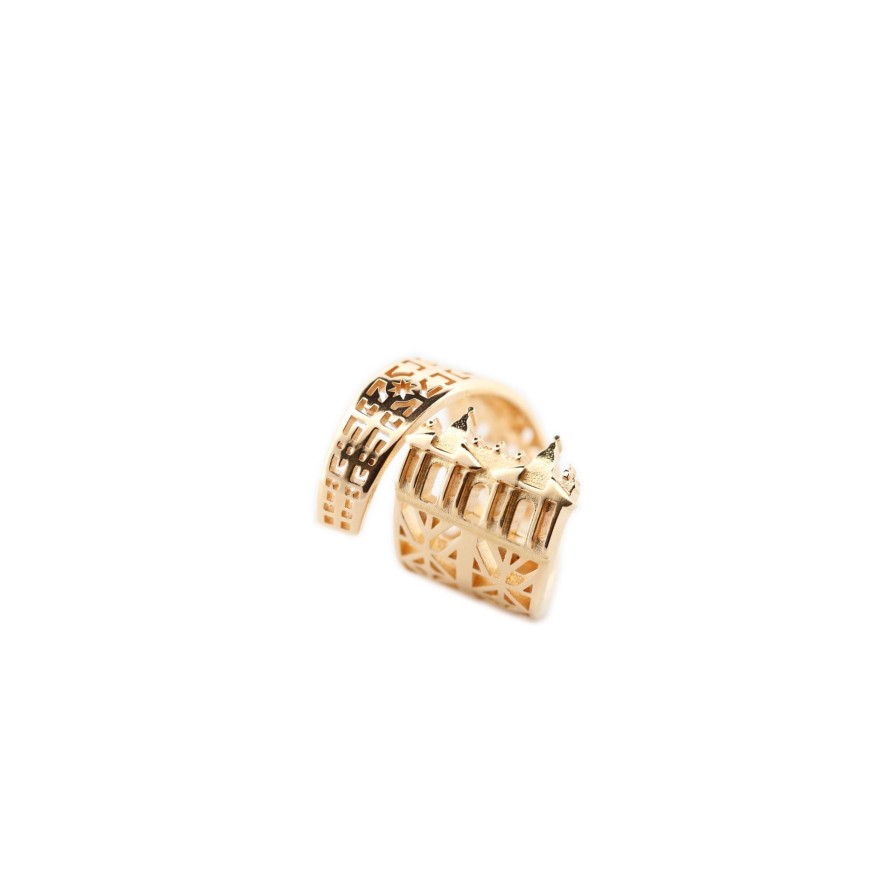 Anelli CoRo Jewels | Anello Giardino Segreto Argento Placcato Oro