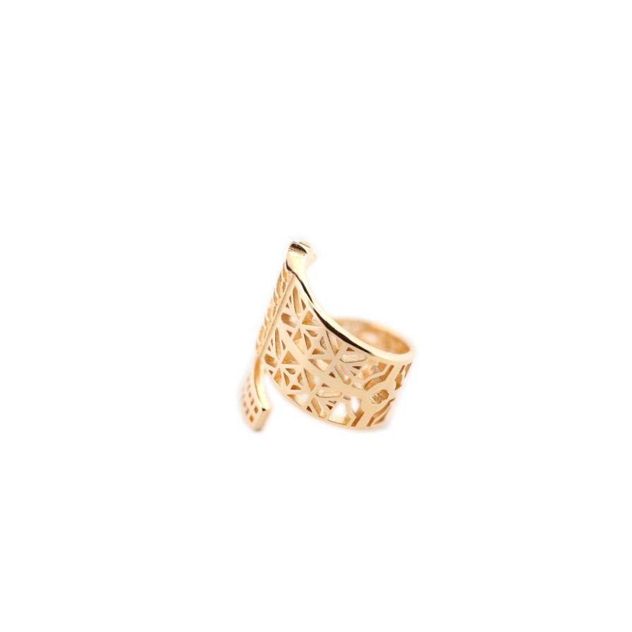 Anelli CoRo Jewels | Anello Giardino Segreto Argento Placcato Oro