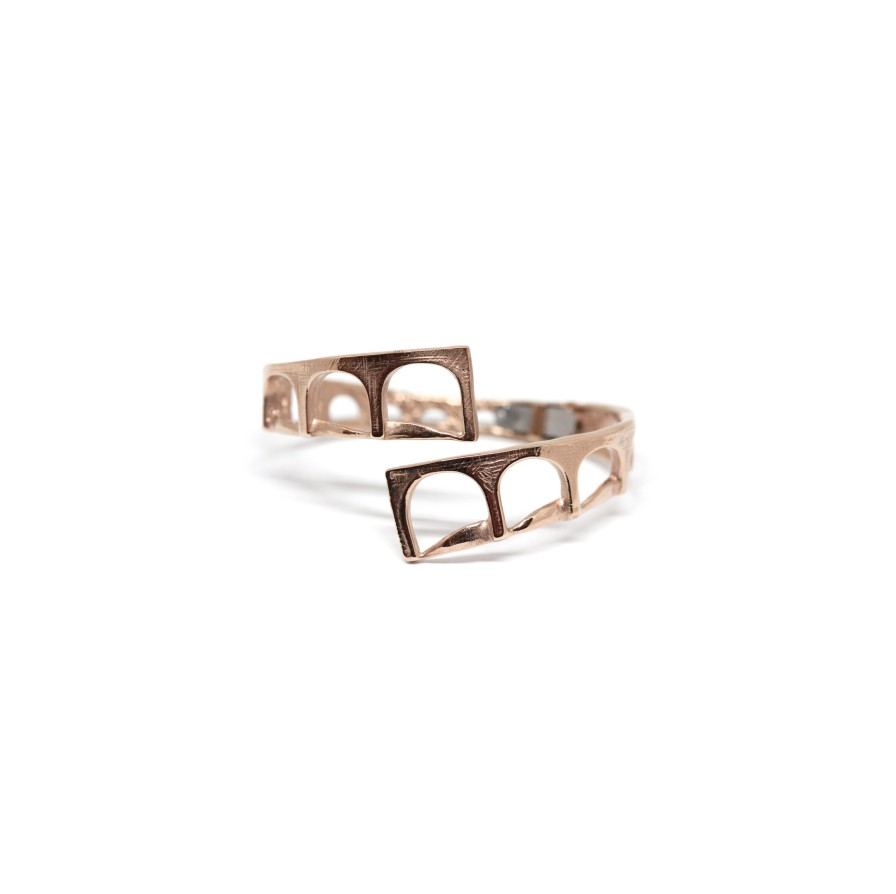 Bracciali CoRo Jewels | Bracciale Acquedotto Bronzo Placcato Oro Rosa