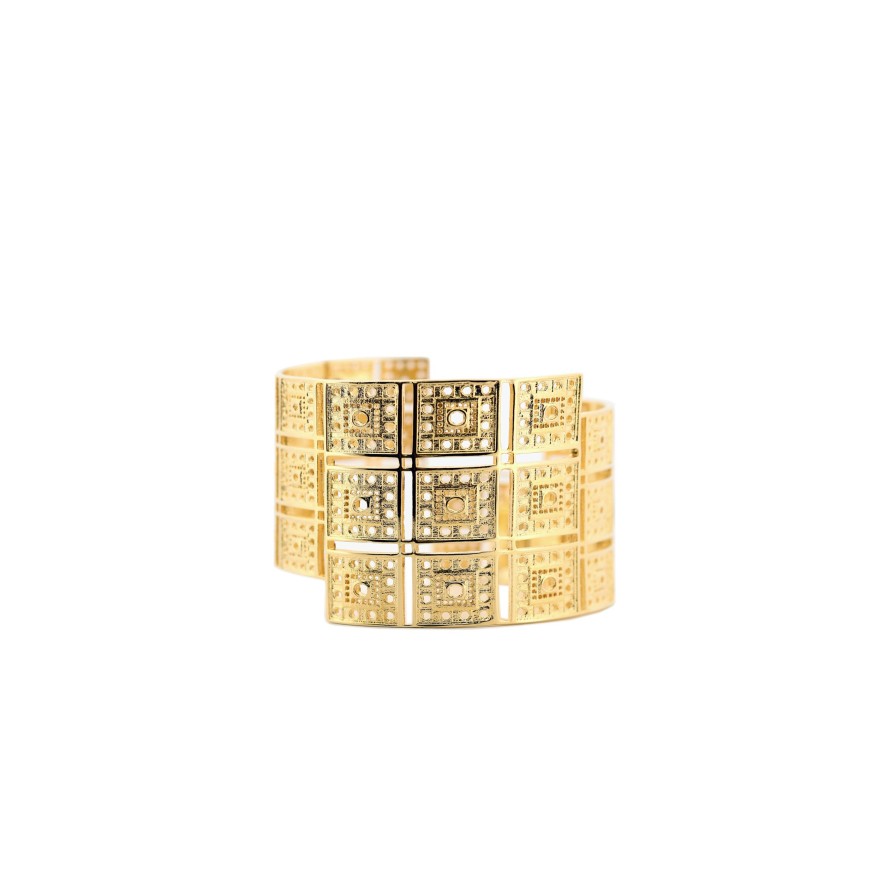 Bracciali CoRo Jewels | Bracciale Ima Bronzo Placcato Oro