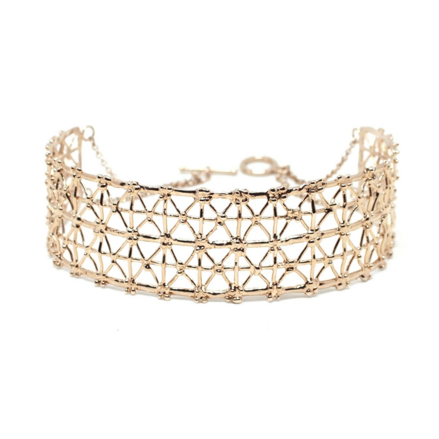 Collane CoRo Jewels | Girocollo Gasometer Bronzo Placcato Oro