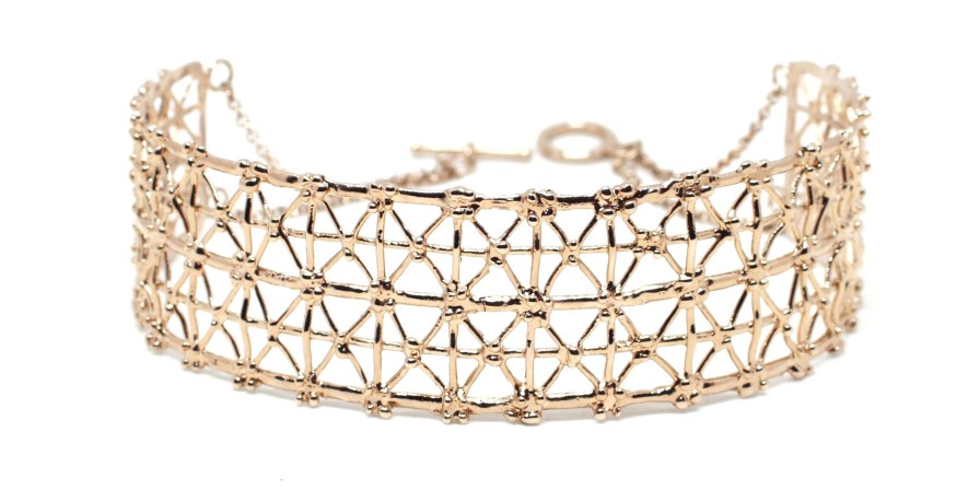 Collane CoRo Jewels | Girocollo Gasometer Bronzo Placcato Oro