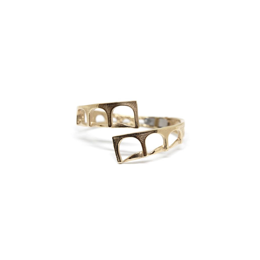 Bracciali CoRo Jewels | Bracciale Acquedotto Bronzo Placcato Oro