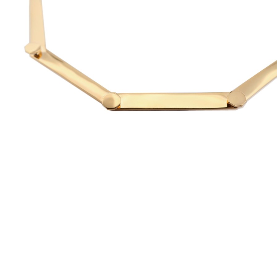 Collane CoRo Jewels | Girocollo Castello Bronzo Placcato Oro