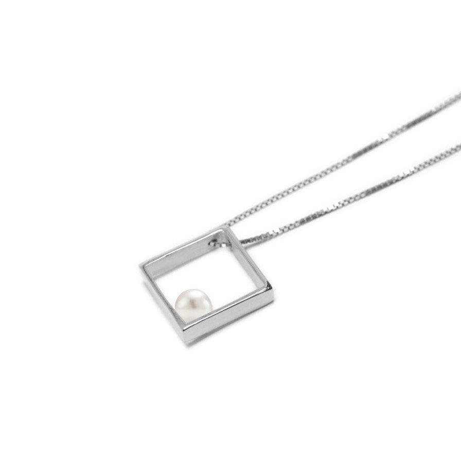 Collane CoRo Jewels | Ciondolo Tokyo Argento 925 Con Perla