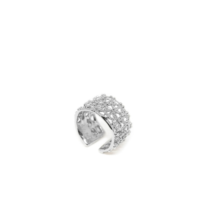 Anelli CoRo Jewels | Gasometro Low Ring Silver Sterling 925 | Architecture-A-Porter