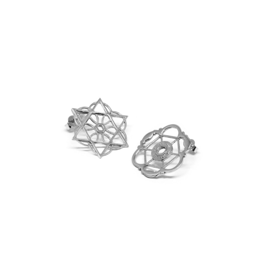 Orecchini CoRo Jewels | Orecchini Sant'Ivo Alla Sapienza Geometry Argento 925