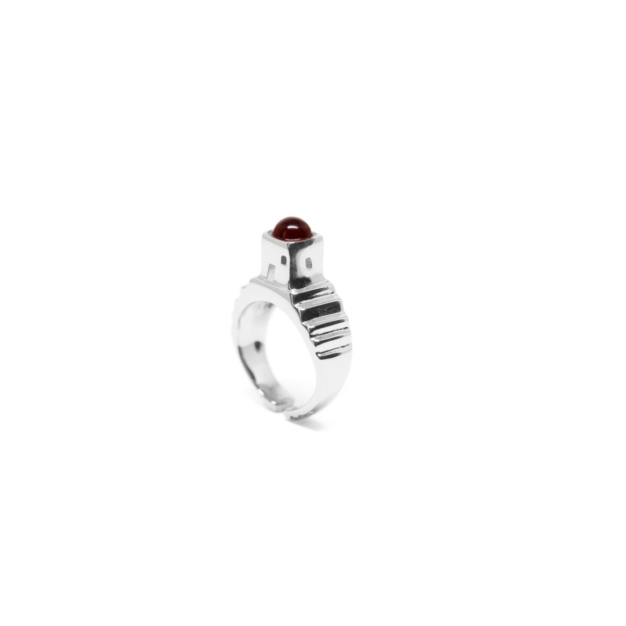 Anelli CoRo Jewels | Anello Capri Argento 925 E Granato