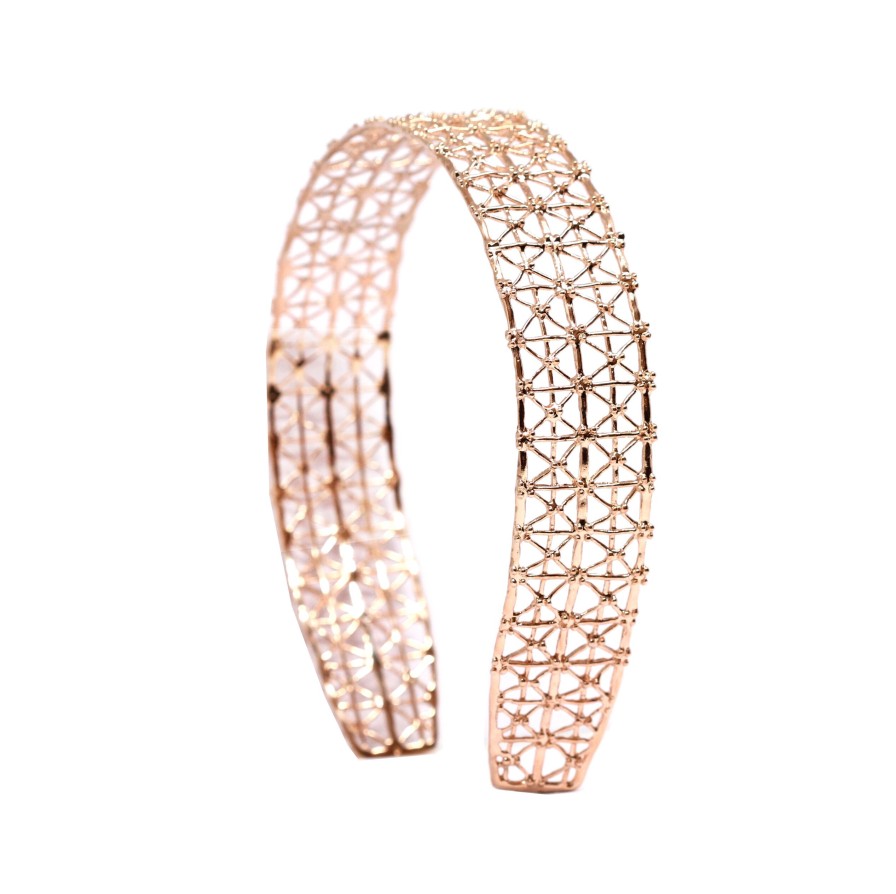 Accessori CoRo Jewels | Cerchietto Gasometro Bronzo Placcato Oro Rosa