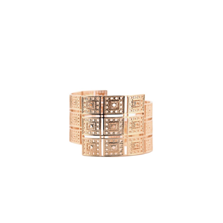 Bracciali CoRo Jewels | Bracciale Ima Bronzo Placcato Oro Rosa